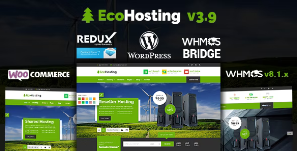 Ecohosting Responsive Hosting and WHMCMS