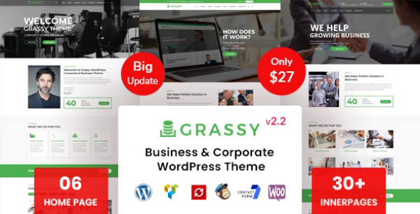 Grassy Business WordPress Theme
