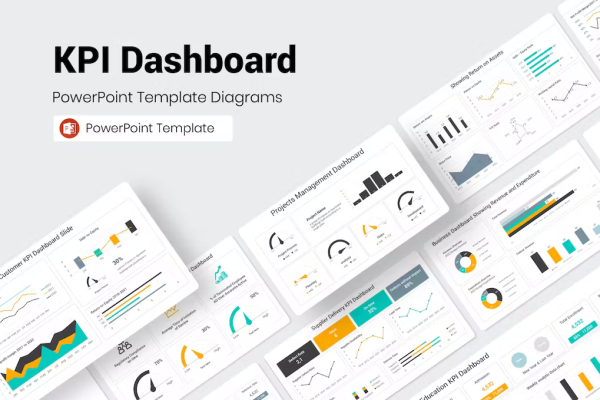 KPI Dashboard PowerPoint Presentation Template
