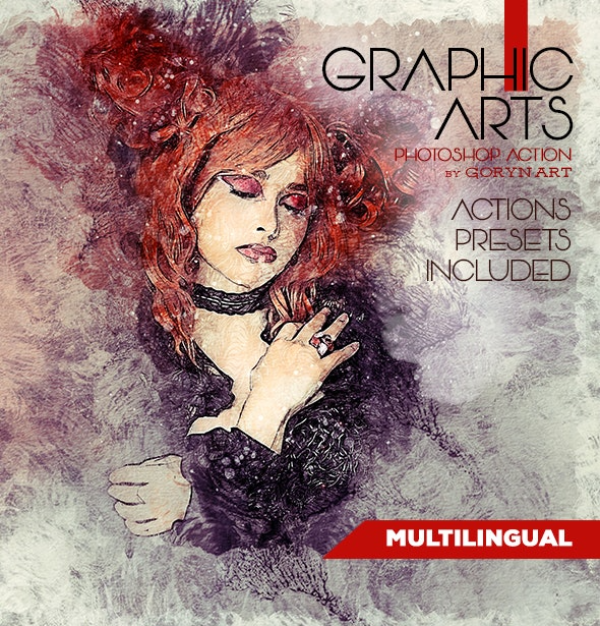 Graphic Arts Photoshop Action
